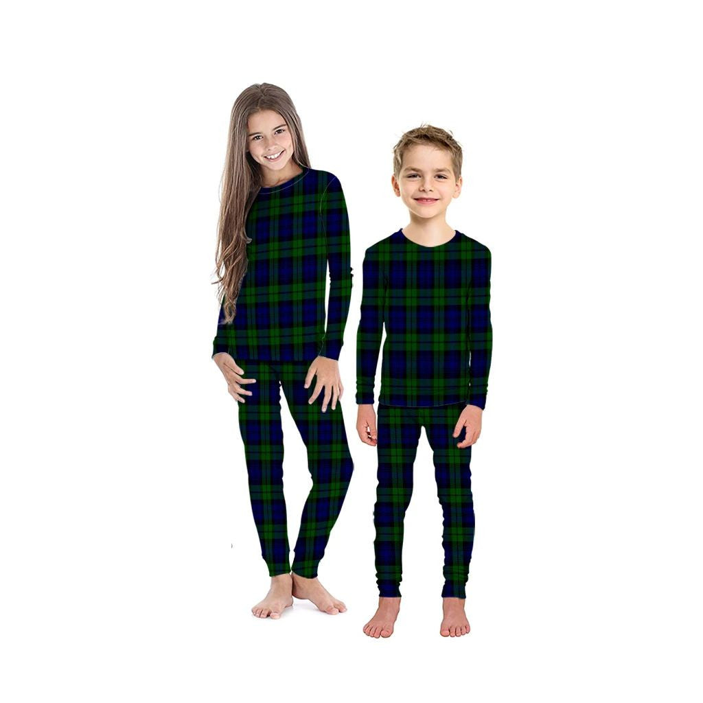 Campbell Modern Tartan Plaid Pyjama Family Set