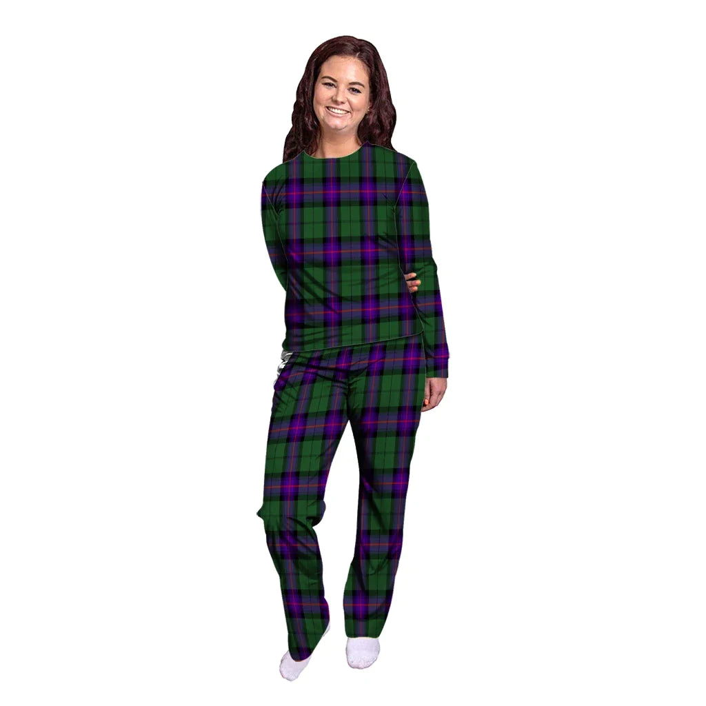 Armstrong Modern Tartan Plaid Pyjama Family Set