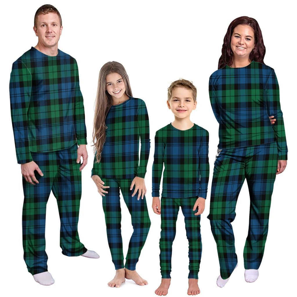Blackwatch Ancient Tartan Plaid Pyjama Family Set