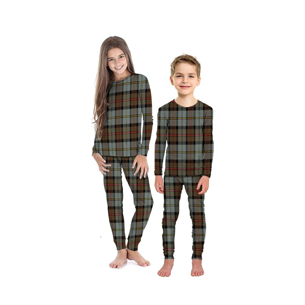 MacLeod of Harris Weathered Tartan Plaid Pyjama Family Set