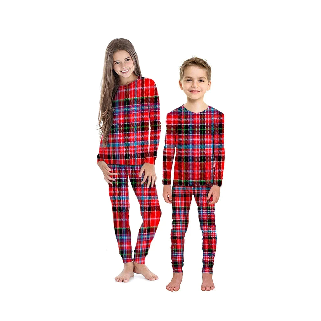 Straiton Tartan Plaid Pyjama Family Set