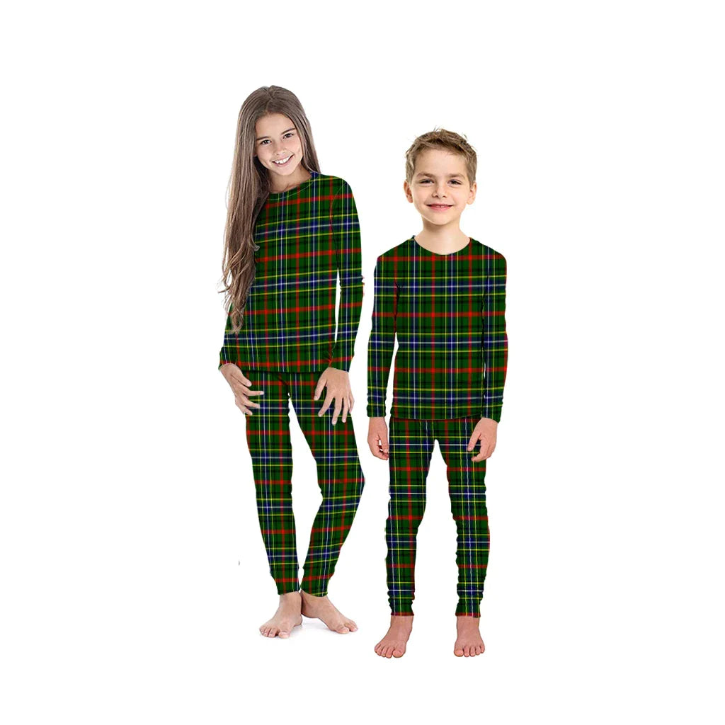 Bisset Tartan Plaid Pyjama Family Set