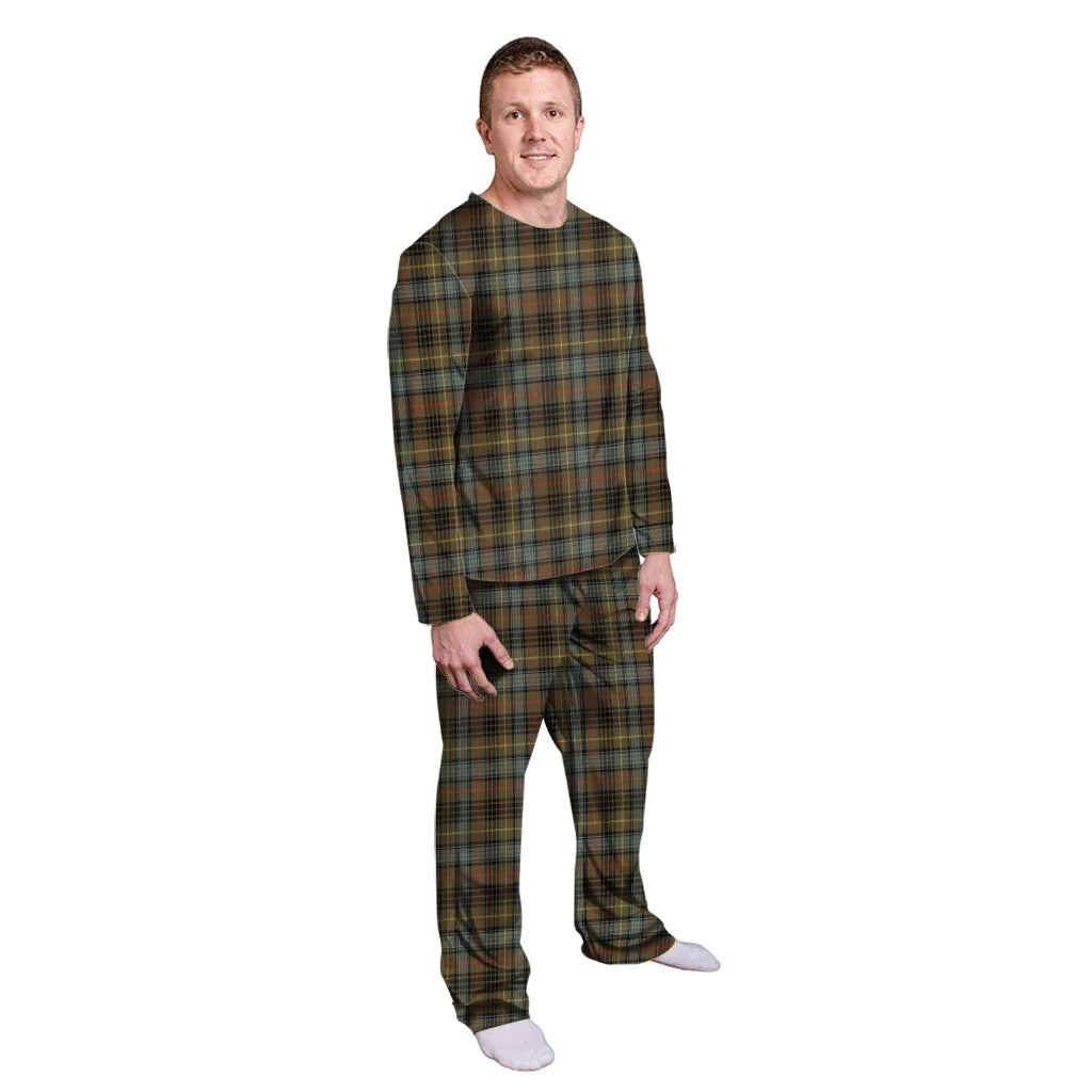 Stewart Hunting Weathered Tartan Plaid Pyjama Family Set