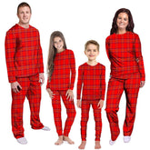 Burnett Modern Tartan Plaid Pyjama Family Set