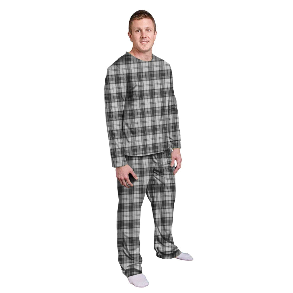Douglas Grey Modern Tartan Plaid Pyjama Family Set