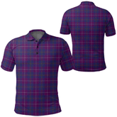 Pride of Glencoe Tartan Plaid Polo Shirt