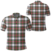 Stewart Dress Modern Tartan Plaid Polo Shirt