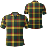 MacMillan Old Modern Tartan Plaid Polo Shirt