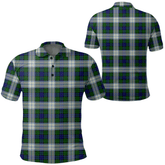 Blackwatch Dress Modern Tartan Plaid Polo Shirt