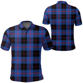 Angus Modern Tartan Plaid Polo Shirt