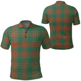 Menzies Green Ancient Tartan Plaid Polo Shirt