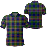 Ayrshire District Tartan Plaid Polo Shirt