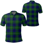 Oliphant Modern Tartan Plaid Polo Shirt
