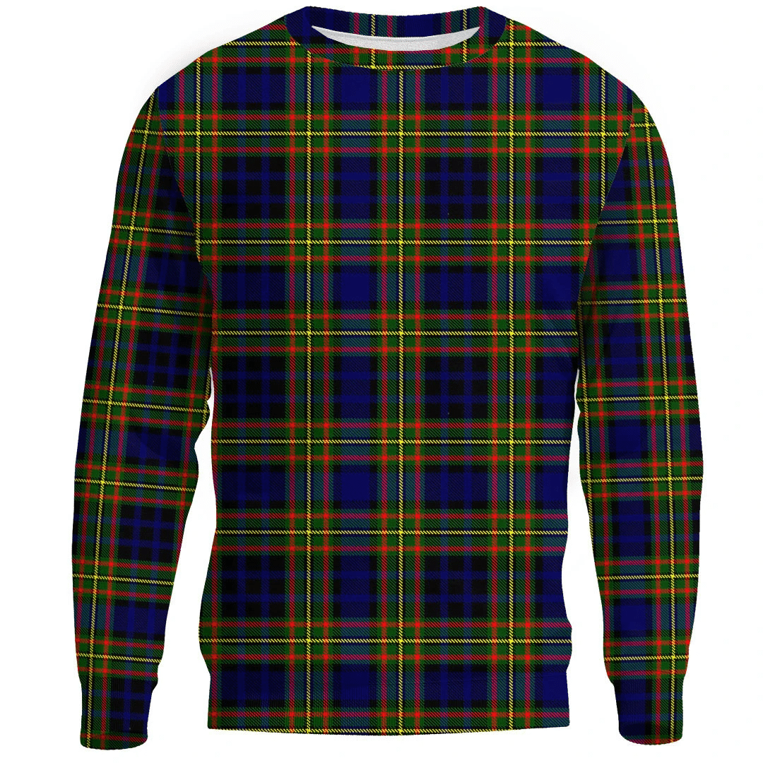 Clelland Modern Tartan Plaid Sweatshirt
