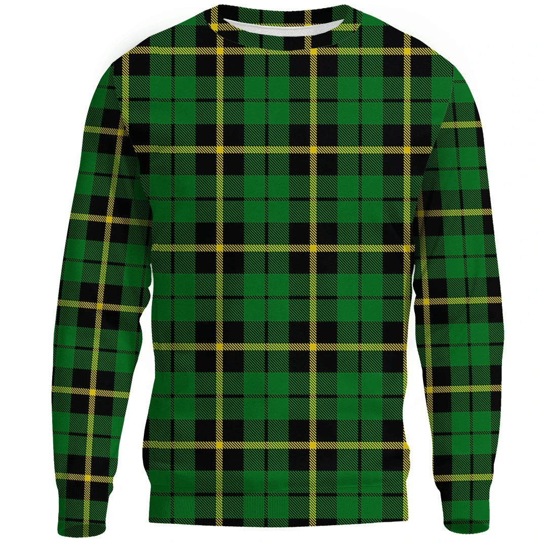 Wallace Hunting - Green Tartan Plaid Sweatshirt