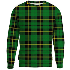 Wallace Hunting - Green Tartan Plaid Sweatshirt