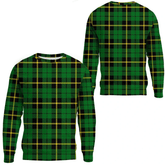 Wallace Hunting - Green Tartan Plaid Sweatshirt