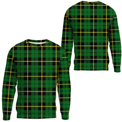 Wallace Hunting - Green Tartan Plaid Sweatshirt