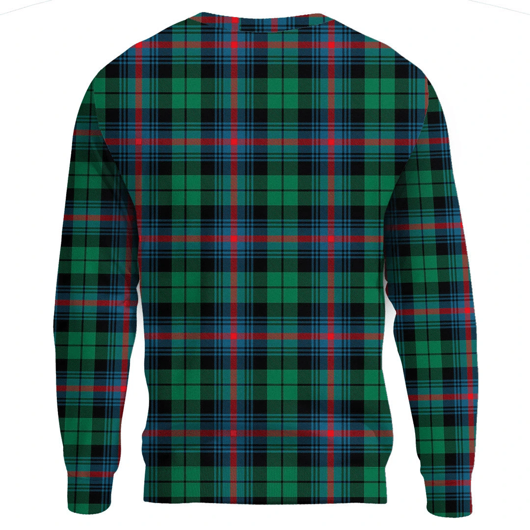 Urquhart Broad Red Ancient Tartan Plaid Sweatshirt