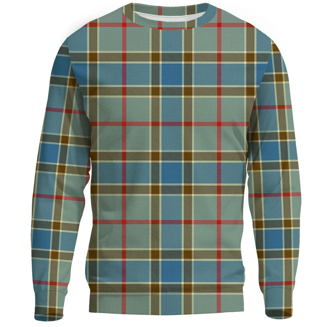 Balfour Blue Tartan Plaid Sweatshirt