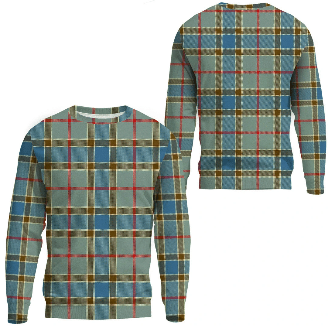 Balfour Blue Tartan Plaid Sweatshirt