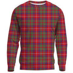 Shaw Red Modern Tartan Plaid Sweatshirt