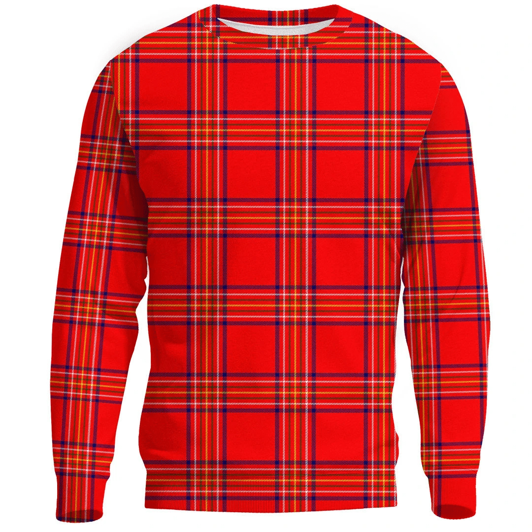 Burnett Modern Tartan Plaid Sweatshirt