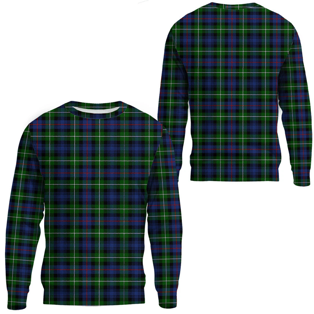 MacKenzie Modern Tartan Plaid Sweatshirt
