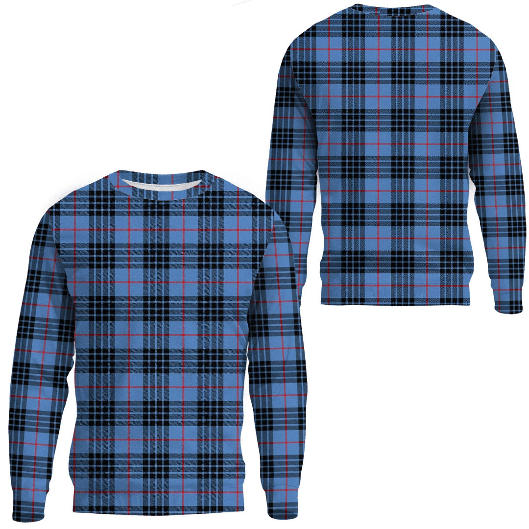 MacKay Blue Tartan Plaid Sweatshirt