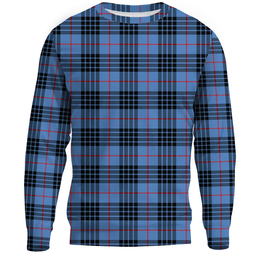 MacKay Blue Tartan Plaid Sweatshirt