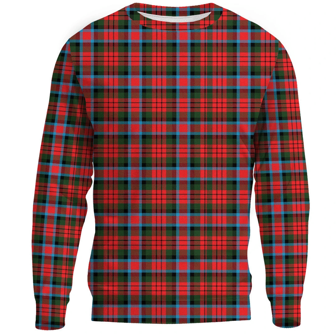 MacDuff Modern Tartan Plaid Sweatshirt