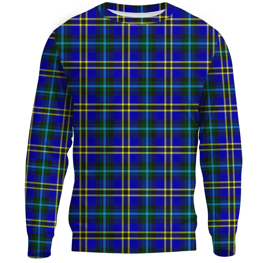 Weir Modern Tartan Plaid Sweatshirt