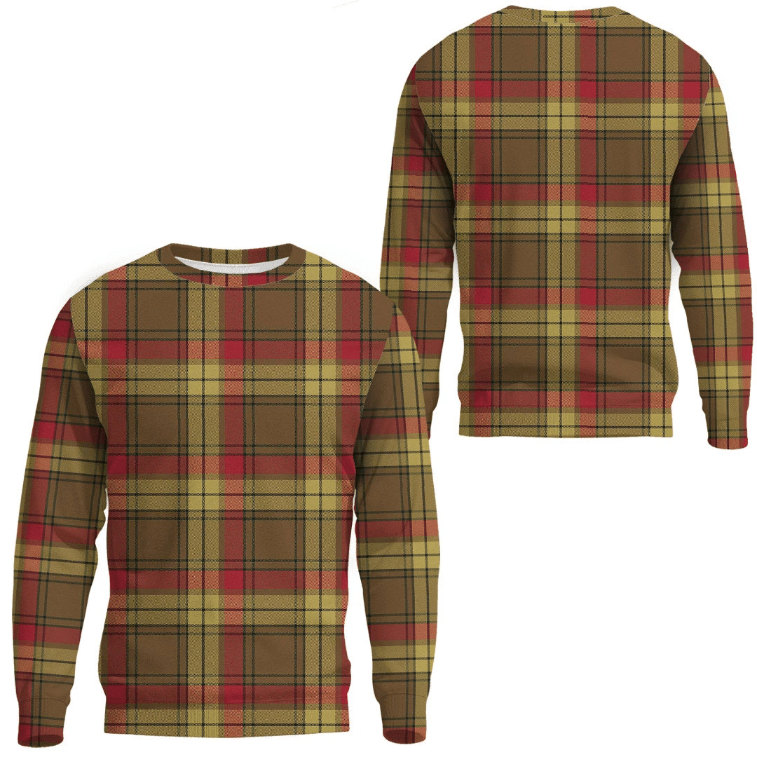 MacMillan Old Weathered Tartan Plaid Sweatshirt