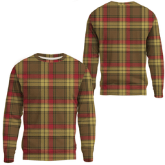 MacMillan Old Weathered Tartan Plaid Sweatshirt