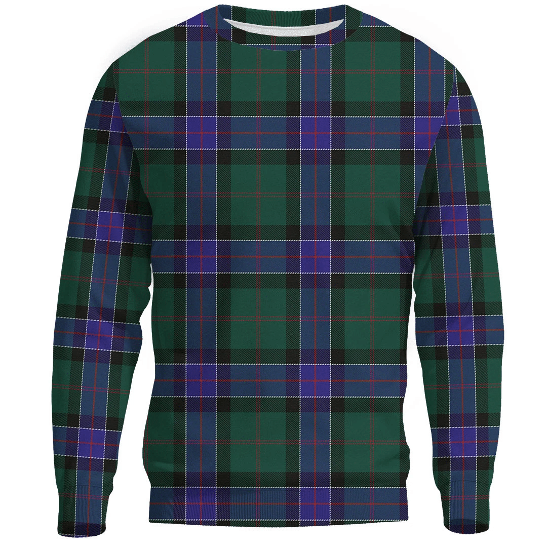 Sinclair Hunting Modern Tartan Plaid Sweatshirt