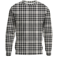 Scott Black & White Ancient Tartan Plaid Sweatshirt