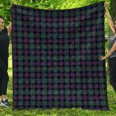 Rose Hunting Modern Tartan Plaid Quilt