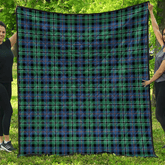 Rose Hunting Ancient Tartan Plaid Quilt