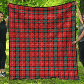 Stuart of Bute Tartan Plaid Quilt