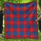Galloway Red Tartan Plaid Quilt