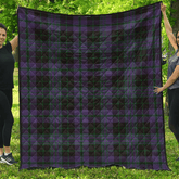 Clergy Green Tartan Plaid Quilt