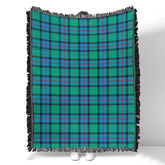 Scottish Tartan Flower Of Scotland Clan Woven Blanket Plaid Style