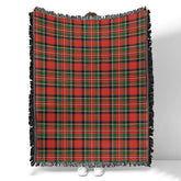 Scottish Tartan Stewart Royal Modern Clan Woven Blanket Plaid Style