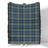 Scottish Tartan MacKinlay Ancient Clan Woven Blanket Plaid Style