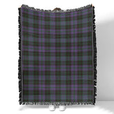 Scottish Tartan Clergy Green Clan Woven Blanket Plaid Style