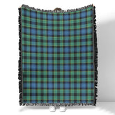 Scottish Tartan Mouat Clan Woven Blanket Plaid Style