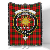 Scottish Tartan Kerr Modern Clan Woven Blanket Crest Style