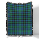 Scottish Tartan Blackwatch Ancient Clan Woven Blanket Plaid Style