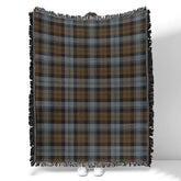 Scottish Tartan BlackWatch Weathered Clan Woven Blanket Plaid Style
