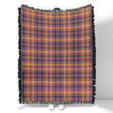 Scottish Tartan Jacobite Clan Woven Blanket Plaid Style